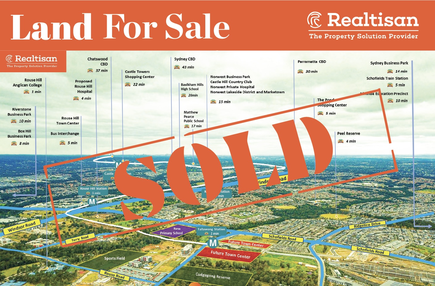 Rouse Hill R3 Development Site was Sold for $18,000,000 by Realtisan